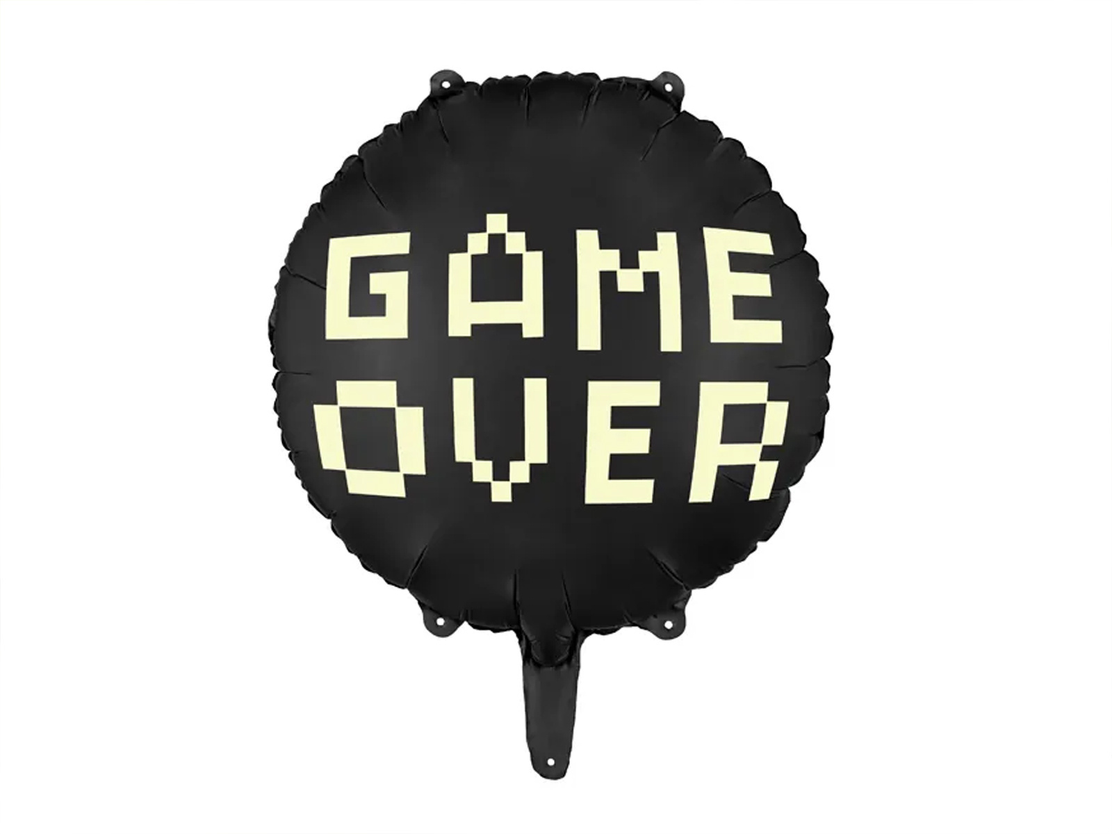 Balon foliowy Game over 45cm czarny FB226 PartyDeco